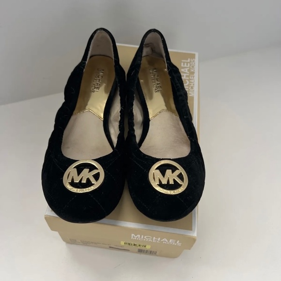 Michael Kors Shoes - MICHAEL KORS Fulton Quilted Velvet Flats Size 8